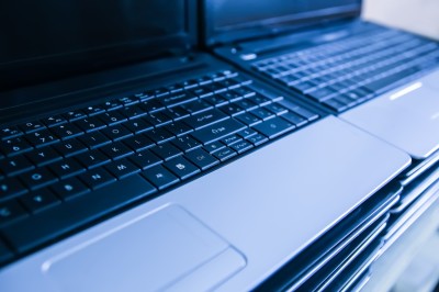 Two laptops next to each other
